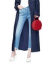 Figure View - Click To Enlarge - MANSUR GAVRIEL - 'Circle' leather crossbody bag