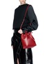 Figure View - Click To Enlarge - MANSUR GAVRIEL - 'Mini' saffiano leather bucket bag