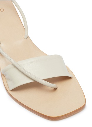 Detail View - Click To Enlarge - LOQ - 'Sofia' strappy leather wedge sandals