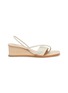 Main View - Click To Enlarge - LOQ - 'Sofia' strappy leather wedge sandals