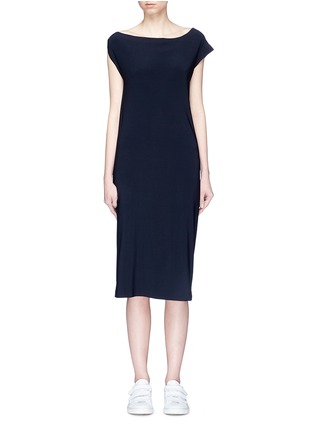 Main View - Click To Enlarge - NORMA KAMALI - Asymmetric shoulder sleeveless dress