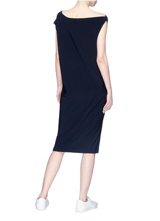 Figure View - Click To Enlarge - NORMA KAMALI - Asymmetric shoulder sleeveless dress