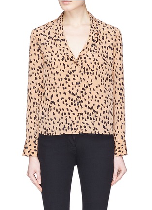 Main View - Click To Enlarge - TOPSHOP - Leopard print shirt