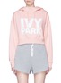 Main View - Click To Enlarge - IVY PARK - Logo print cropped hoodie