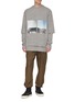 Figure View - Click To Enlarge - SONG FOR THE MUTE - 'Landfill' photographic print layered sweatshirt