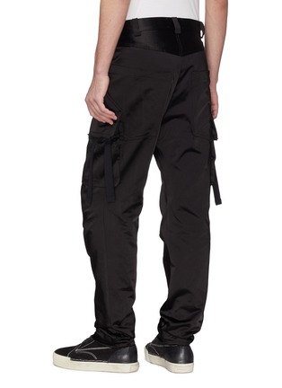 Back View - Click To Enlarge - SONG FOR THE MUTE - Satin cargo pants