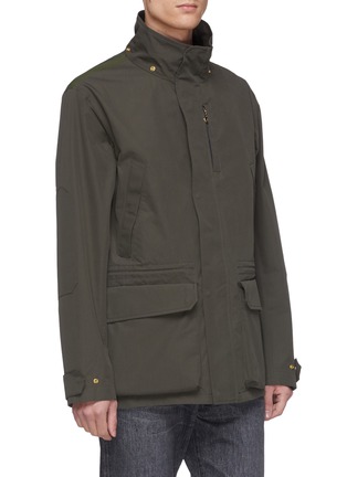 Detail View - Click To Enlarge - THE WORKERS CLUB - Detachable hood H2O Protector canvas shell jacket