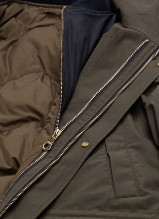  - THE WORKERS CLUB - Reversible down puffer bomber jacket