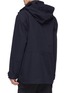 Back View - Click To Enlarge - THE WORKERS CLUB - Detachable hood H2O Protector canvas shell jacket