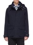 Main View - Click To Enlarge - THE WORKERS CLUB - Detachable hood H2O Protector canvas shell jacket
