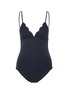 Main View - Click To Enlarge - STELLA MCCARTNEY - 'Sky Captain' scalloped broderie anglaise one-piece swimsuit
