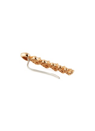 Detail View - Click To Enlarge - LC COLLECTION JEWELLERY - Diamond 18k rose gold earrings