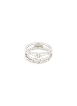 Main View - Click To Enlarge - LC COLLECTION JEWELLERY - Art Deco' diamond 18k white gold ring