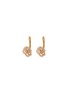 Main View - Click To Enlarge - LC COLLECTION JEWELLERY - Diamond 18k rose gold floral earring jackets