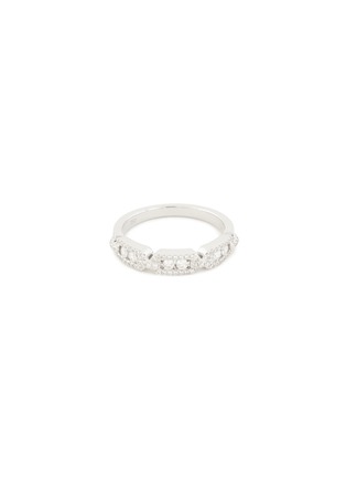 Main View - Click To Enlarge - LC COLLECTION JEWELLERY - 'Art Deco' diamond 18k white gold ring