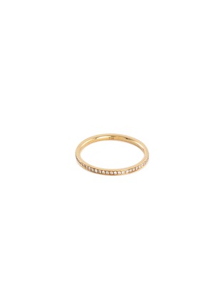 Main View - Click To Enlarge - LC COLLECTION JEWELLERY - Diamond 18k yellow gold eternity ring