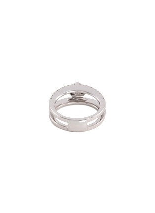 Figure View - Click To Enlarge - LC COLLECTION JEWELLERY - Diamond 18k white gold ring