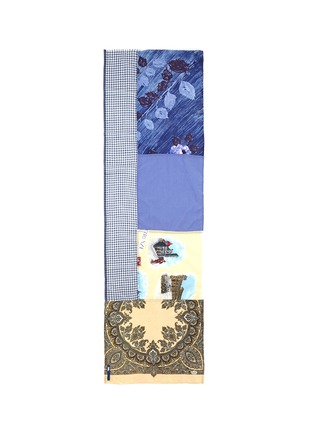 Main View - Click To Enlarge - ATELIER & REPAIRS - Mix graphic print patchwork scarf