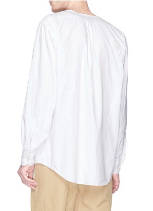  - ATELIER & REPAIRS - Reversed patch unisex cotton shirt
