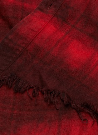  - AMIRI - 'Cloud' tie-dye check plaid flannel shirt