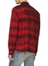 Back View - Click To Enlarge - AMIRI - 'Cloud' tie-dye check plaid flannel shirt