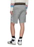 Back View - Click To Enlarge - AMIRI - 'Lovers' slogan print outseam track shorts