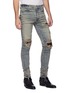 Front View - Click To Enlarge - AMIRI - 'MX1' bandana patch ripped skinny jeans