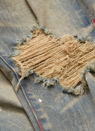  - AMIRI - 'Artist' paint splatter ripped skinny jeans