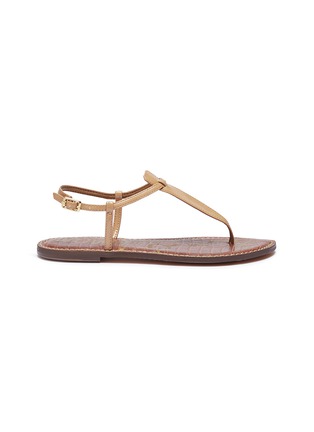 Main View - Click To Enlarge - SAM EDELMAN - 'Gigi' patent leather thong sandals