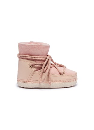 Main View - Click To Enlarge - INUIKII - 'Classic' shearling toddler sneaker boots