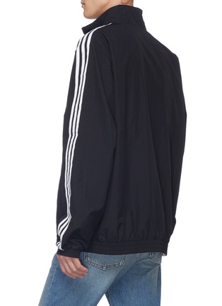 Back View - Click To Enlarge - ADIDAS X HAVE A GOOD TIME - Reversible 3-Stripes sleeve logo embroidered track jacket