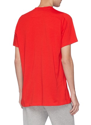 Back View - Click To Enlarge - ADIDAS X OYSTER HOLDINGS - '48 Hour' logo print chest pocket T-shirt