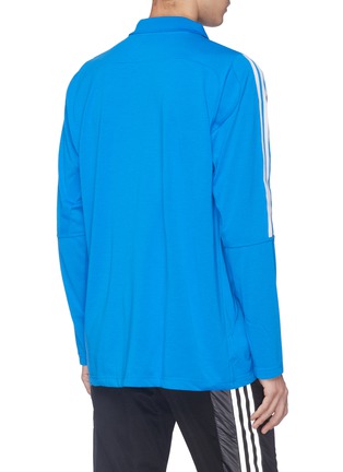 Back View - Click To Enlarge - ADIDAS X OYSTER HOLDINGS - '48 Hour' chest pocket 3-Stripes long sleeve T-shirt