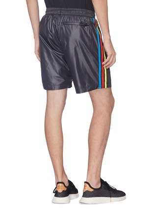 Back View - Click To Enlarge - ADIDAS X OYSTER HOLDINGS - '48 Hour' 3-Stripes outseam shorts