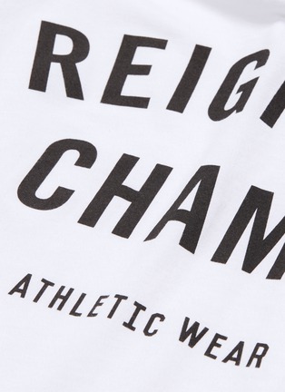  - REIGNING CHAMP - 'Gym' logo print T-shirt