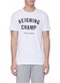 Main View - Click To Enlarge - REIGNING CHAMP - 'Gym' logo print T-shirt