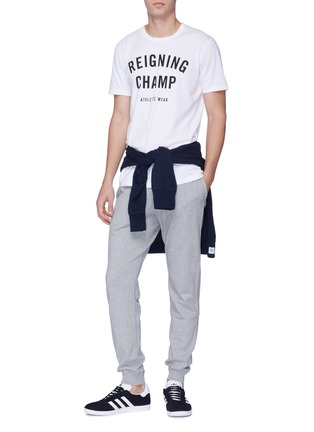 Figure View - Click To Enlarge - REIGNING CHAMP - 'Gym' logo print T-shirt