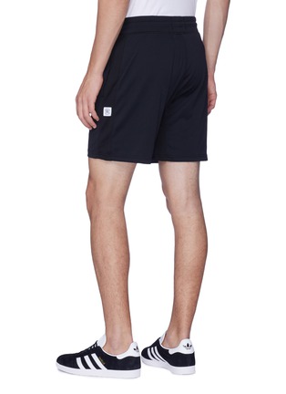 Back View - Click To Enlarge - REIGNING CHAMP - 'Shield' logo print mesh panel track shorts