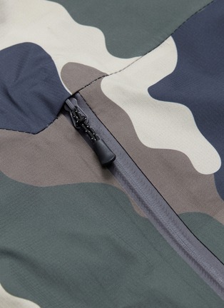  - THE UPSIDE - 'All Weather' camouflage print hooded ripstop track jacket