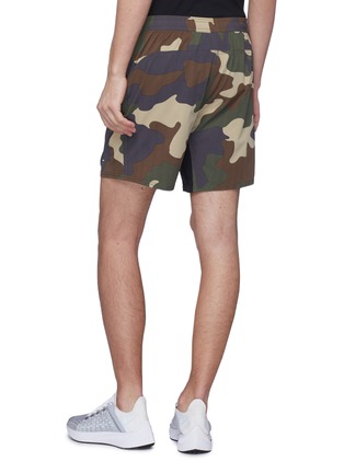 Back View - Click To Enlarge - THE UPSIDE - 'Ultra Trainer' camouflage print track shorts