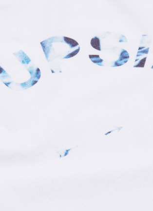  - THE UPSIDE - Tie-dye effect logo print T-shirt
