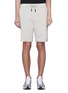 Main View - Click To Enlarge - THE UPSIDE - 'OM' raw cuff sweat shorts
