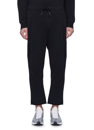 Main View - Click To Enlarge - THE UPSIDE - 'OM' raw cuff jogging pants