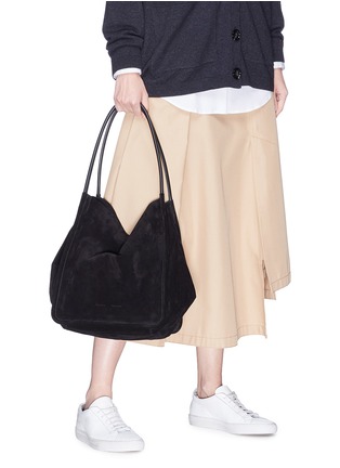 Figure View - Click To Enlarge - PROENZA SCHOULER - 'L' suede tote