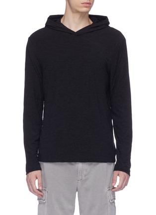 Main View - Click To Enlarge - JAMES PERSE - Double layered hoodie
