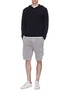 Figure View - Click To Enlarge - JAMES PERSE - Double layered hoodie