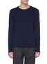 Main View - Click To Enlarge - ATTACHMENT - Raw edge long sleeve T-shirt
