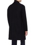 Back View - Click To Enlarge - ATTACHMENT - Shawl lapel safety pin front melton coat