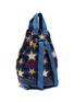 Figure View - Click To Enlarge - STELLA MCCARTNEY - 'Gardenia' star heart jacquard kids drawstring backpack