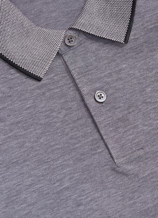  - THEORY - 'Standard' pima cotton blend polo shirt